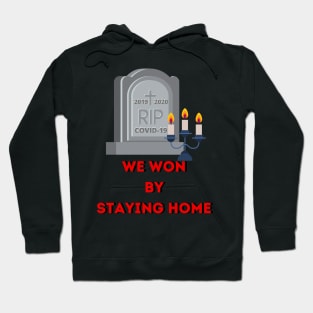 We won by staying home Hoodie